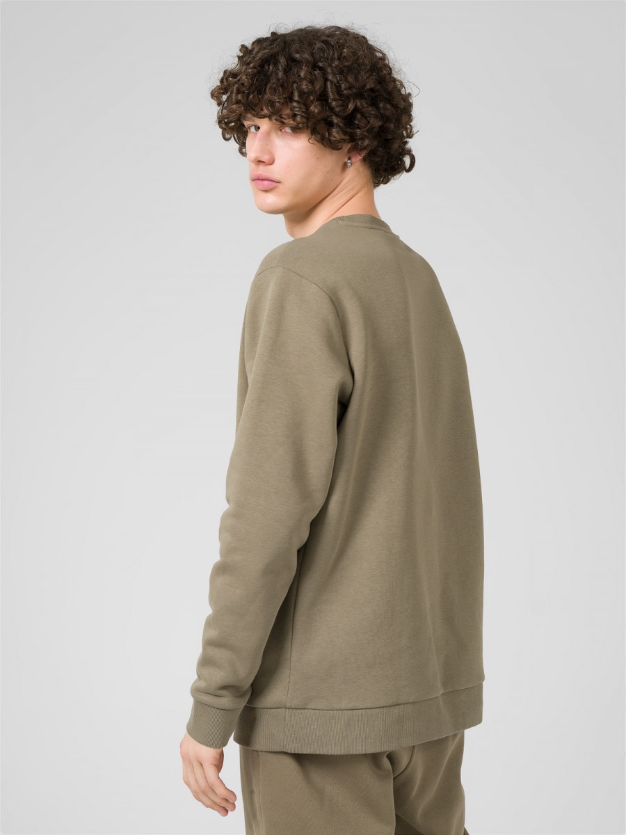 OUTHORN Men's pullover sweatshirt without hood khaki 3