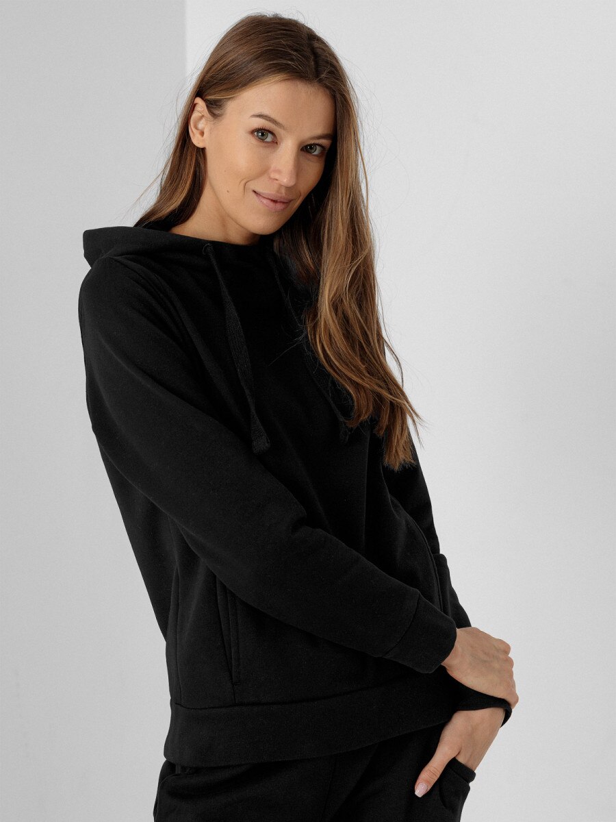  Women's hoodie deep black