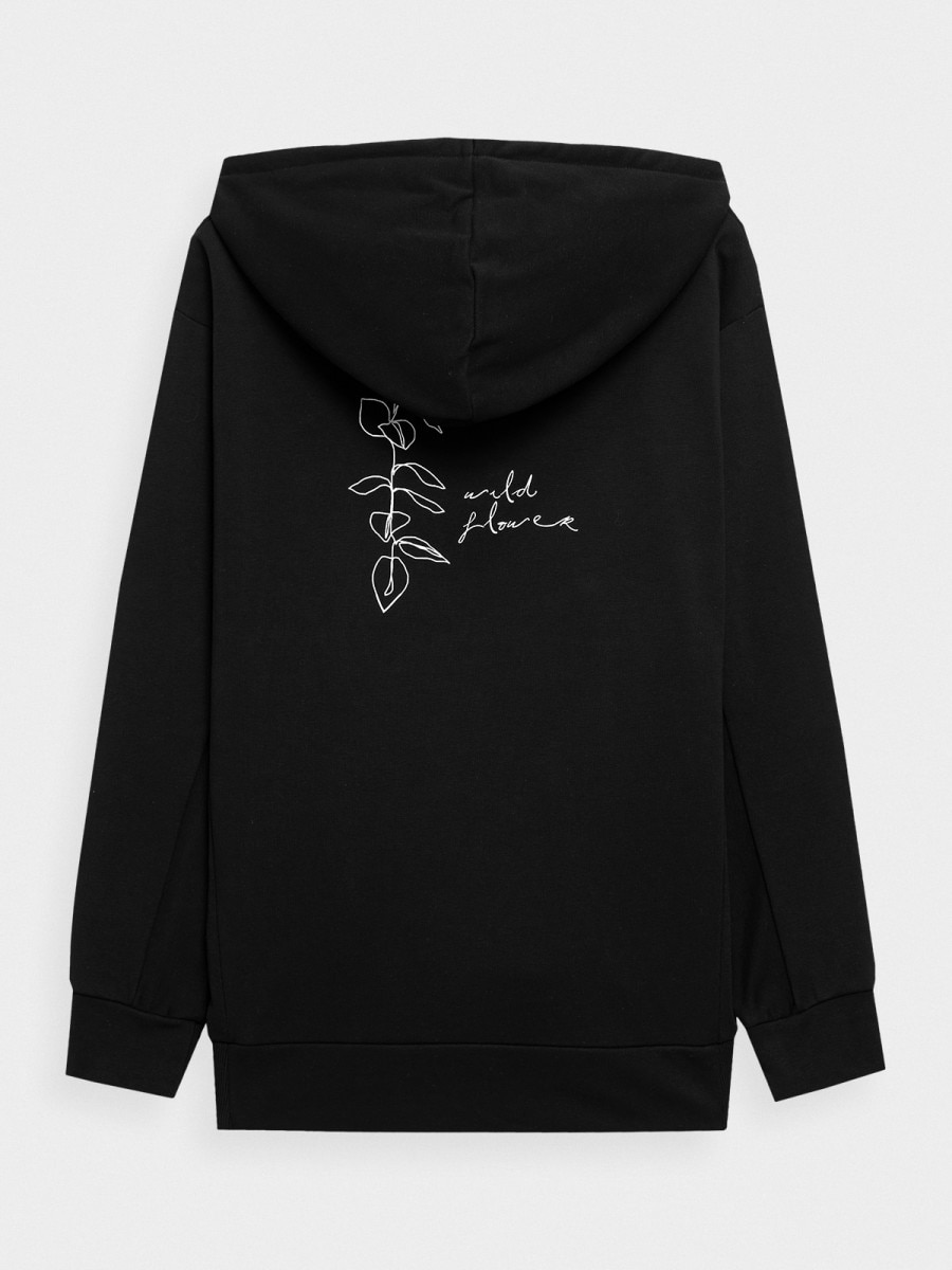 OUTHORN Women's hoodie deep black 4