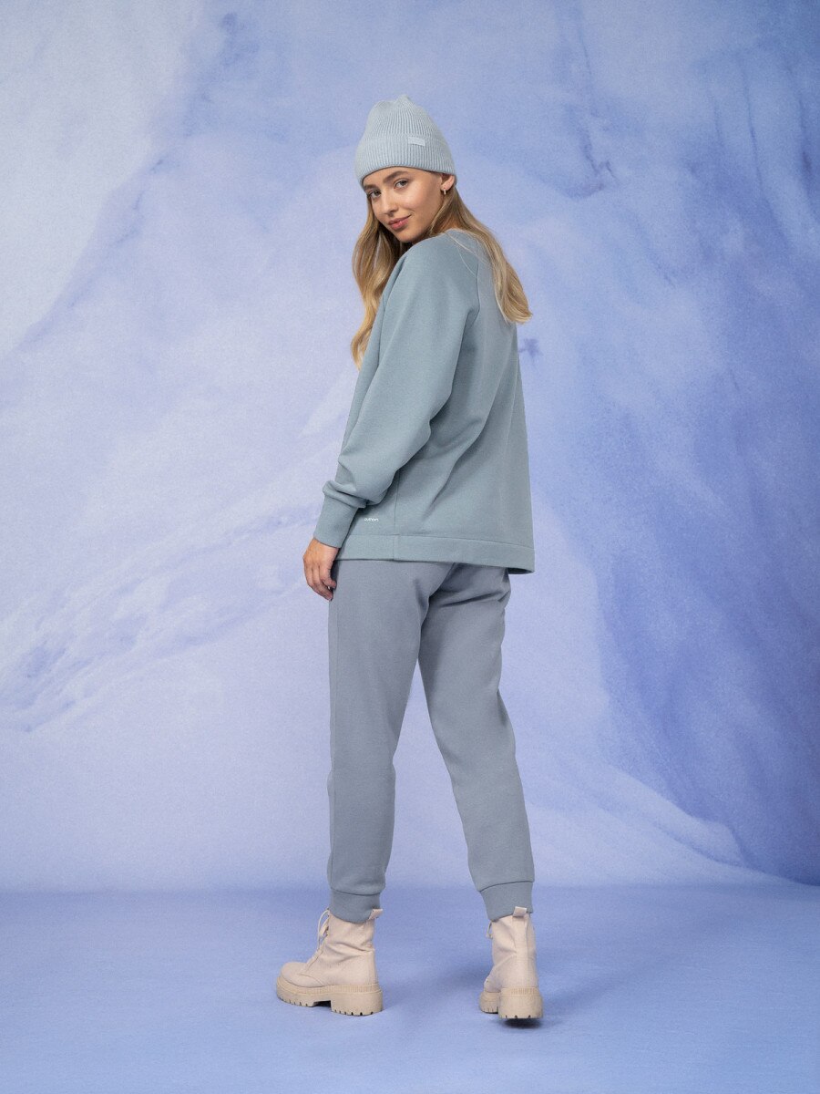 OUTHORN Women's pullover oversize sweatshirt blue 3