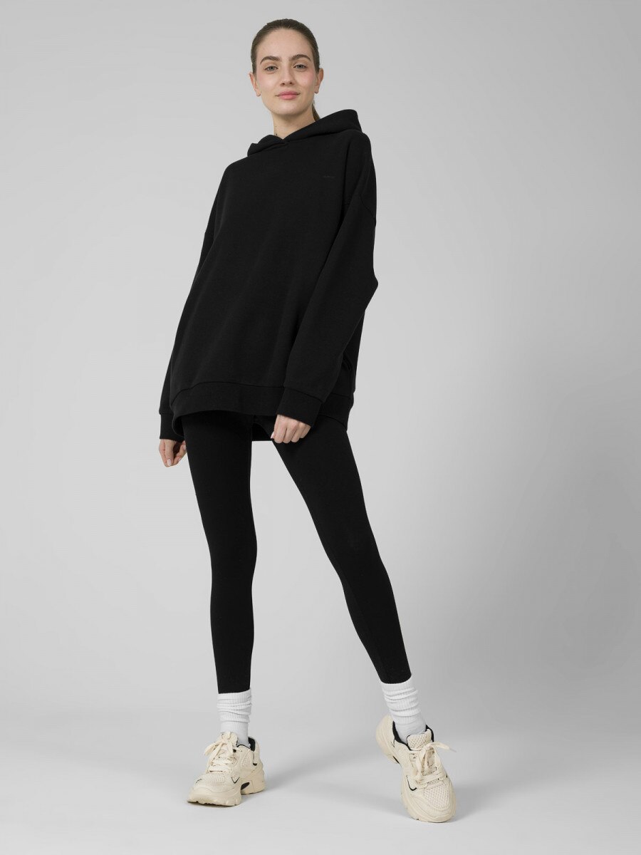 OUTHORN Women's oversize hoodie deep black 2