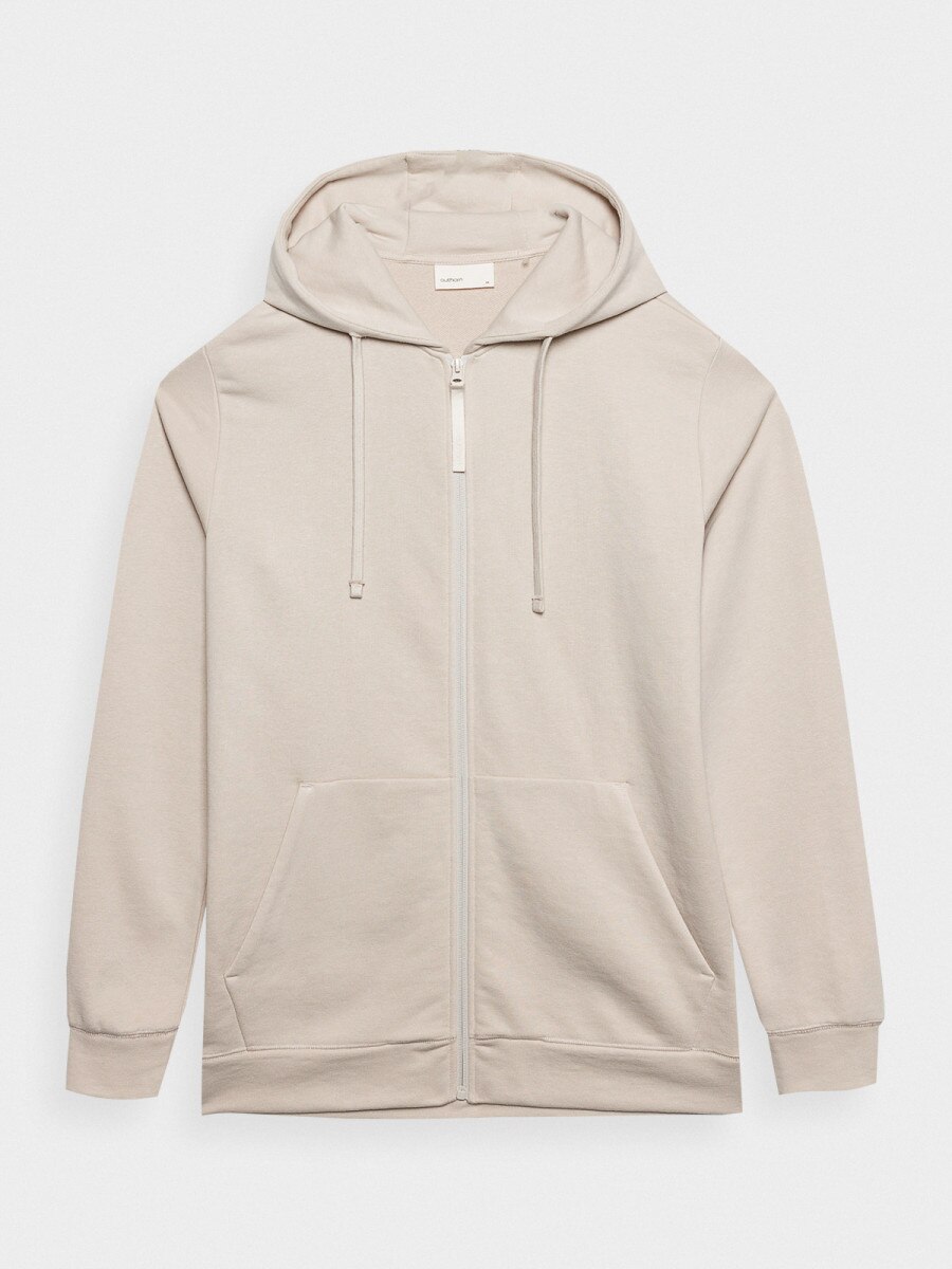 OUTHORN Men's zipped hoodie beige 5