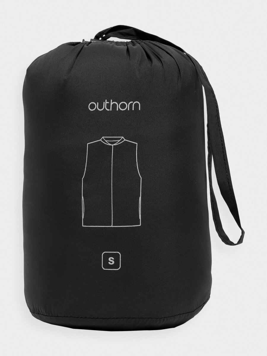 OUTHORN Women's reversible synthetic down vest deep black 8