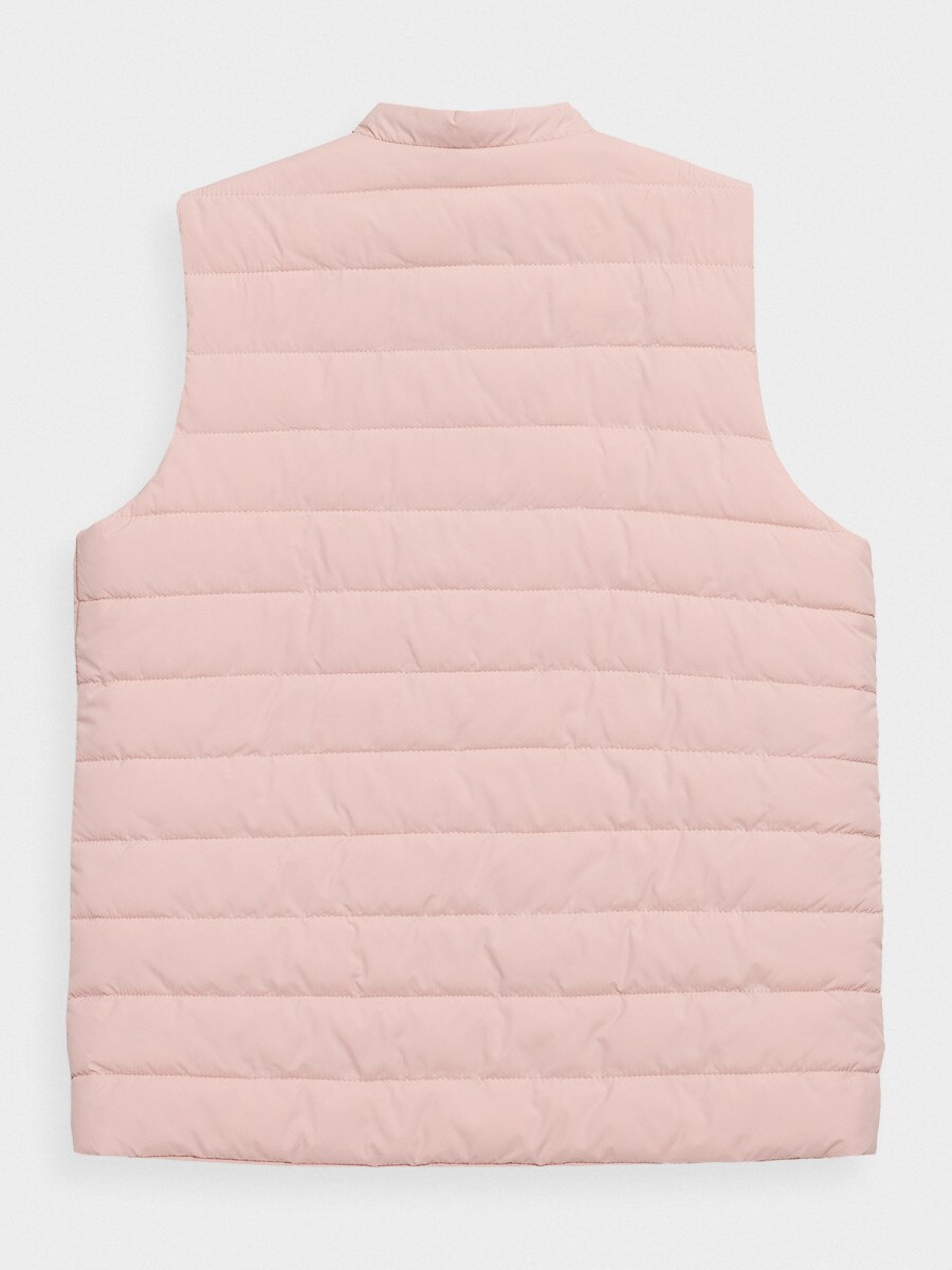 OUTHORN Women's reversible synthetic down vest light pink 6
