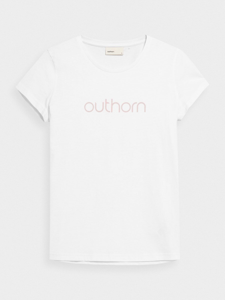 OUTHORN Women's t-shirt with print white 4