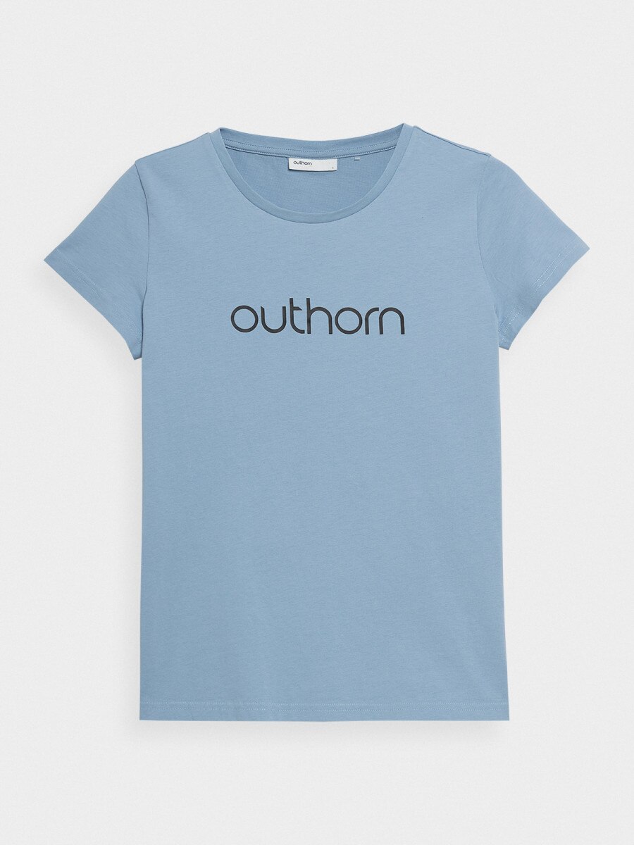 OUTHORN Women's t-shirt with print blue 3