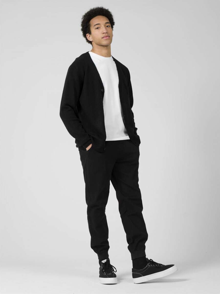 OUTHORN Men's cardigan deep black 2