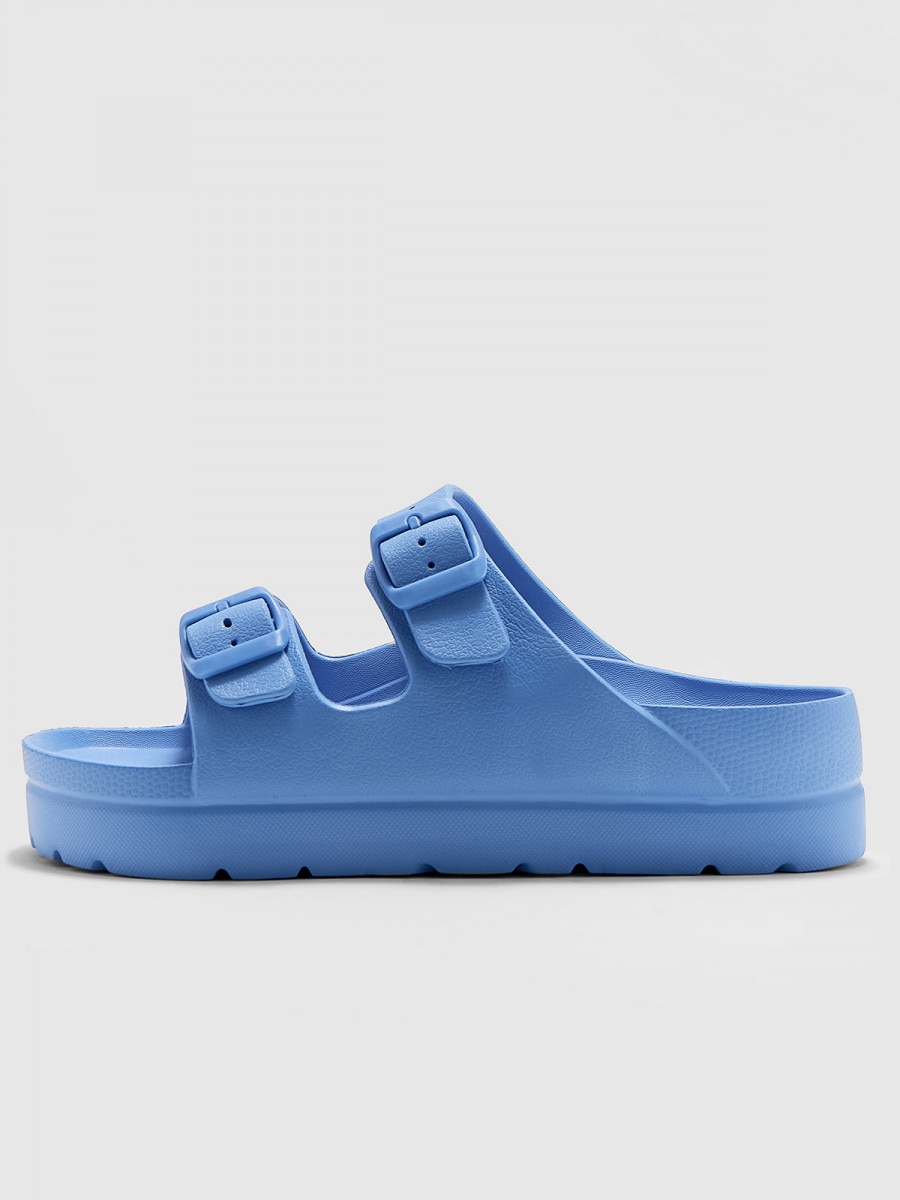 OUTHORN Women's flip-flops light blue