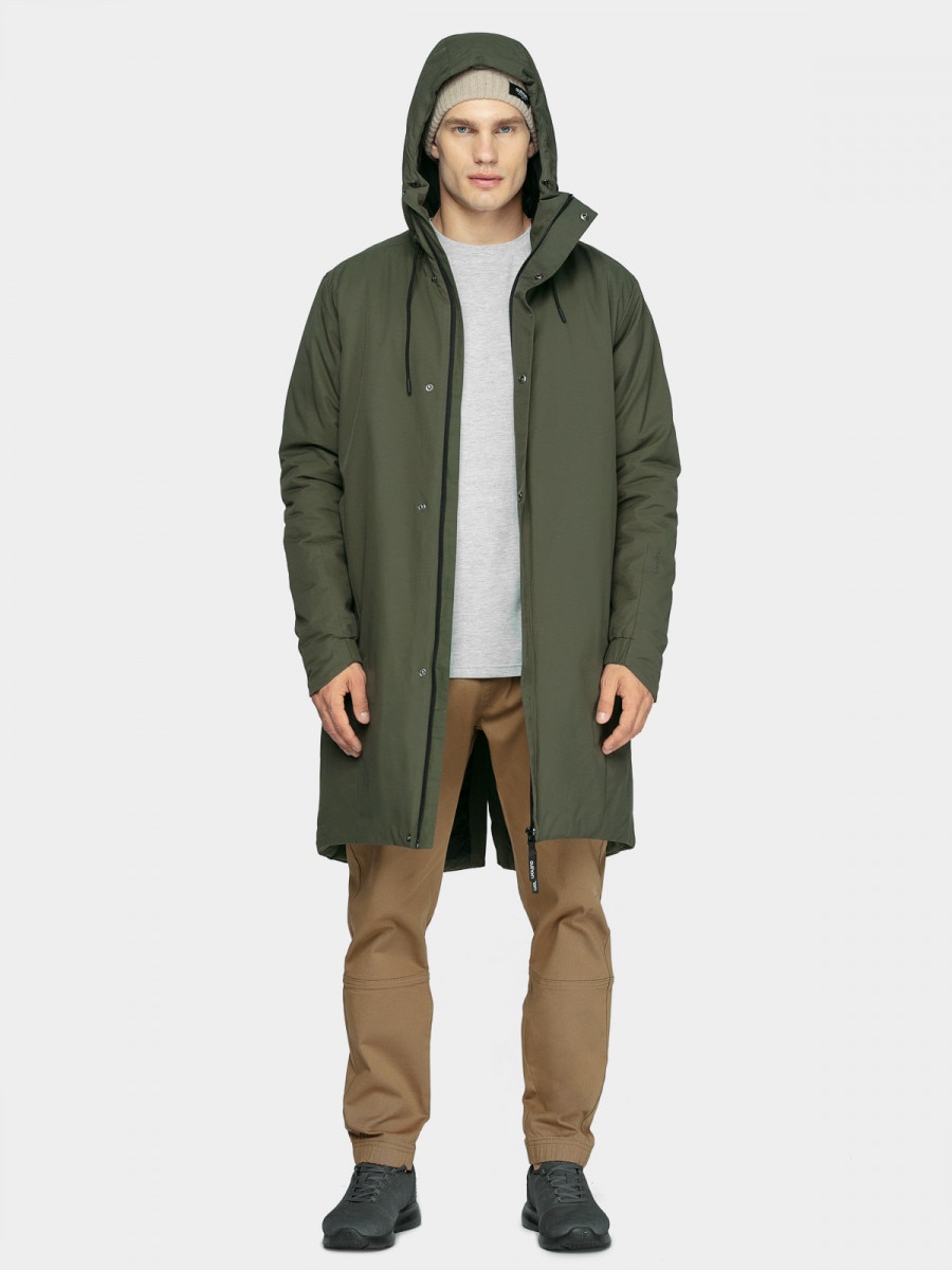 Men's urban jacket KUM601 - khaki - OUTHORN