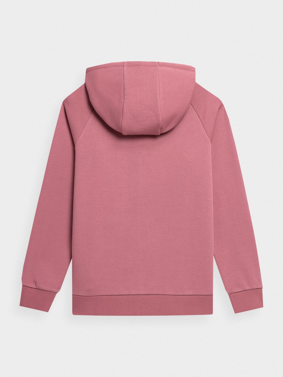 OUTHORN Women's zip-up hoodie dark pink 6