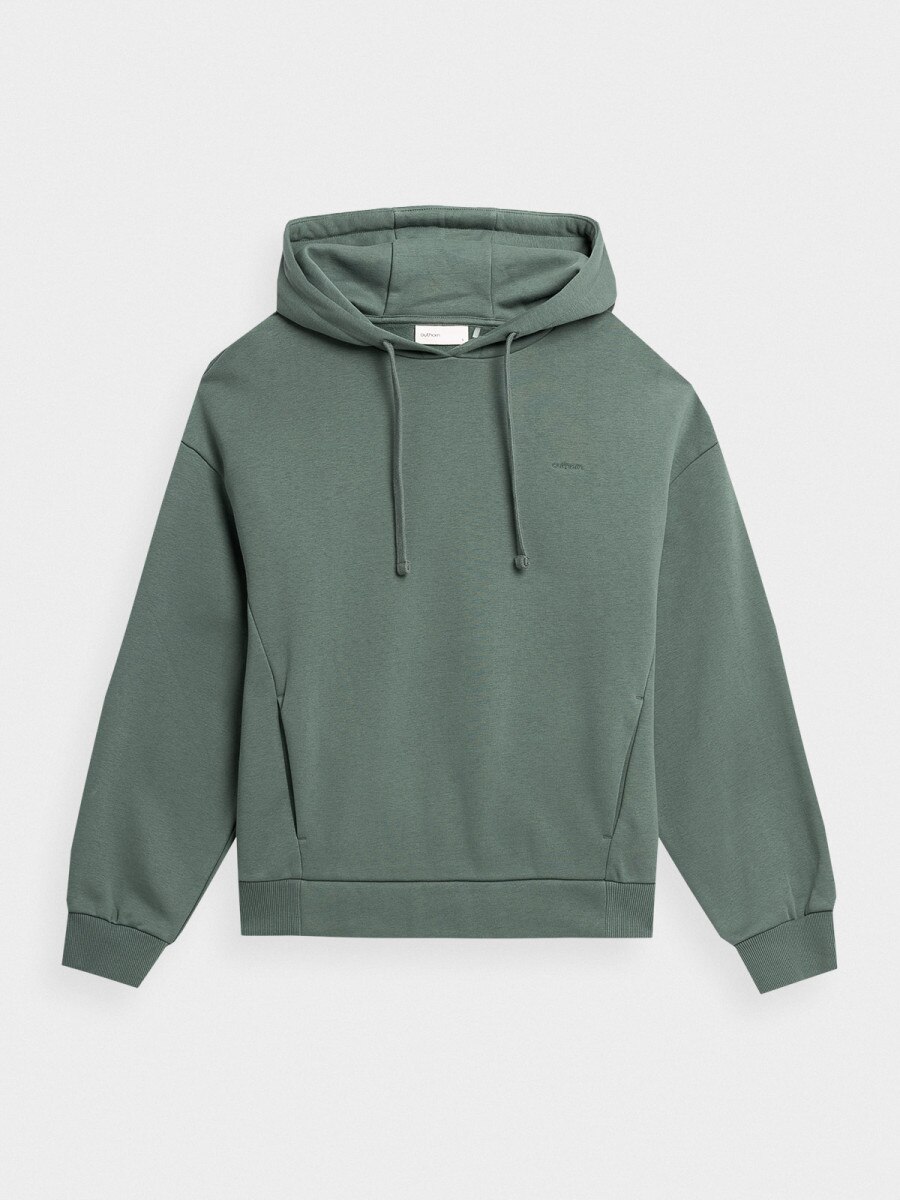 OUTHORN Women's oversize hoodie sea green 4