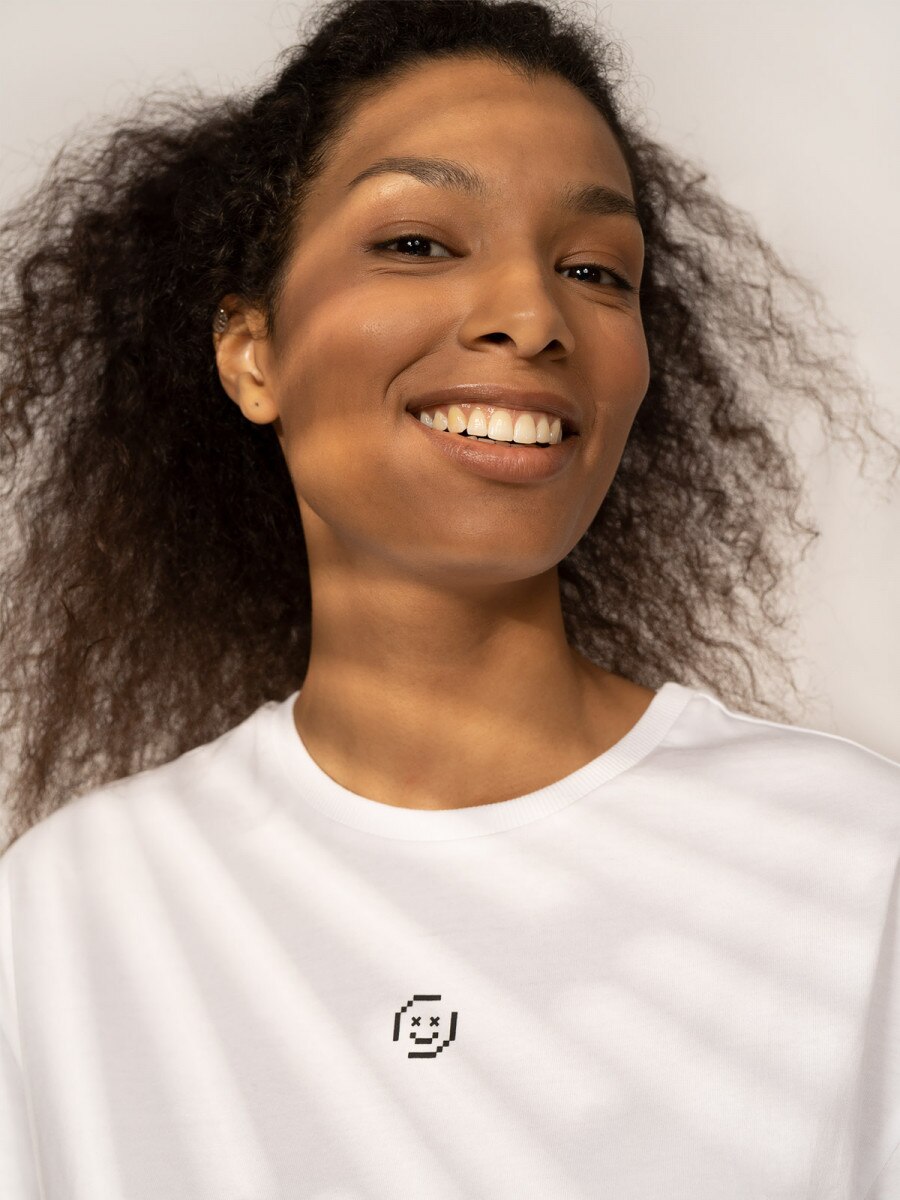 OUTHORN Women's T-shirt with print white 3