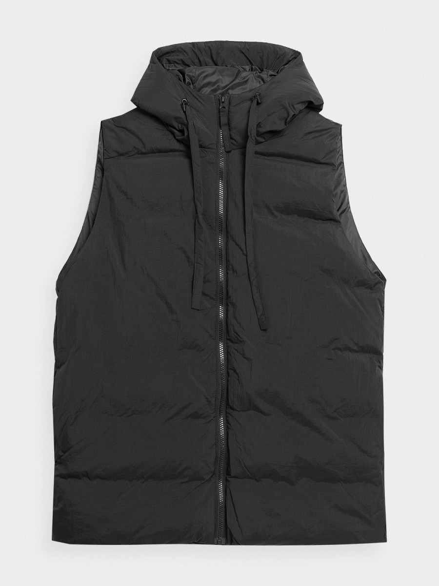 OUTHORN Women's oversize synthetic down vest deep black 6