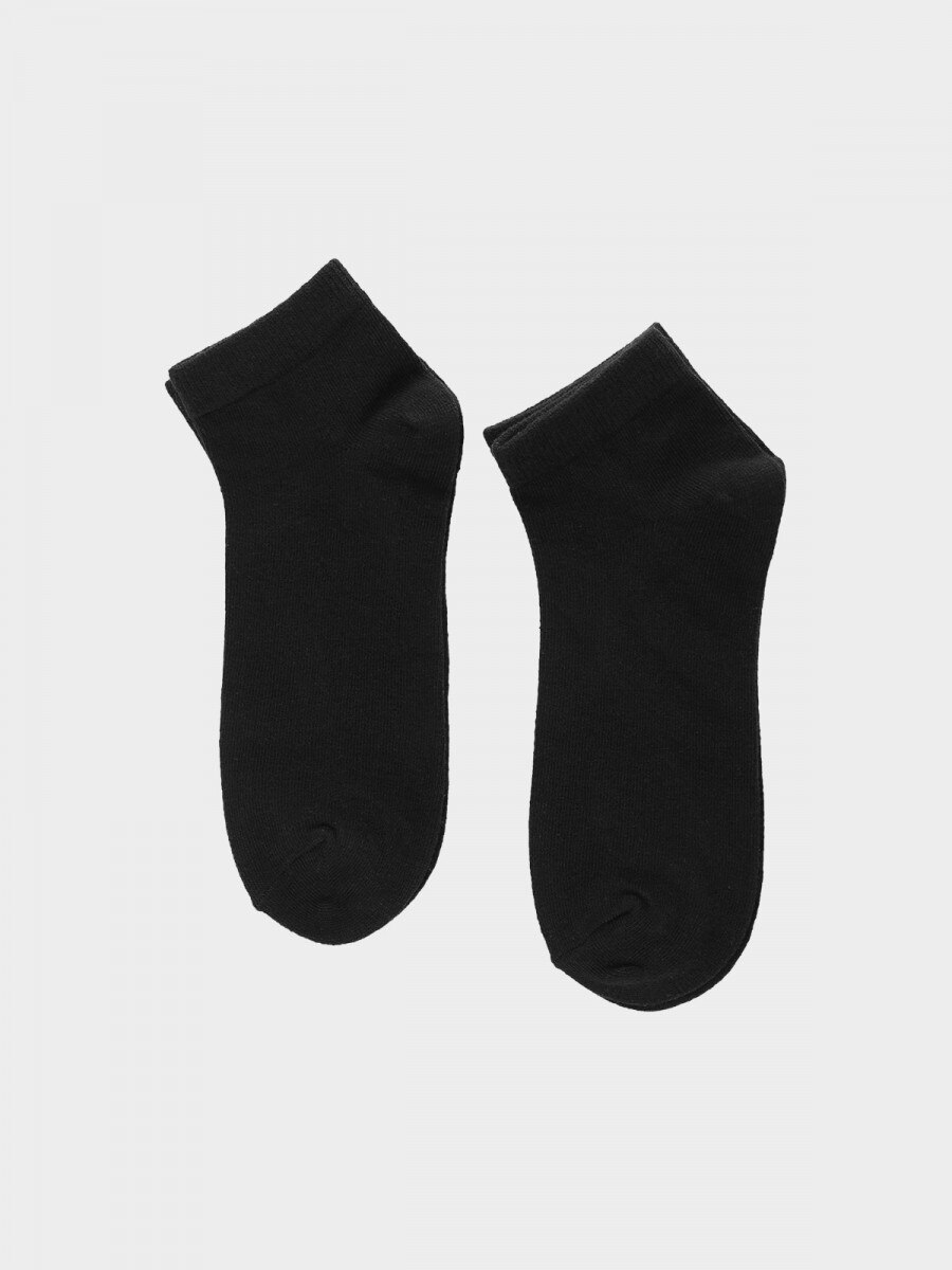 OUTHORN Women's basic ankle socks (2 pairs) deep black