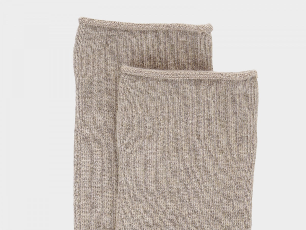 OUTHORN Women's knee-length socks beige 2