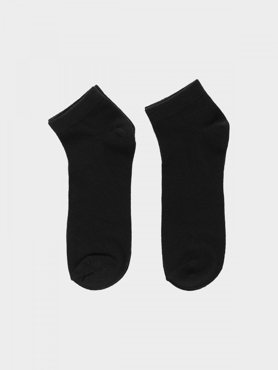 OUTHORN Men's basic ankle socks (2 pairs) deep black