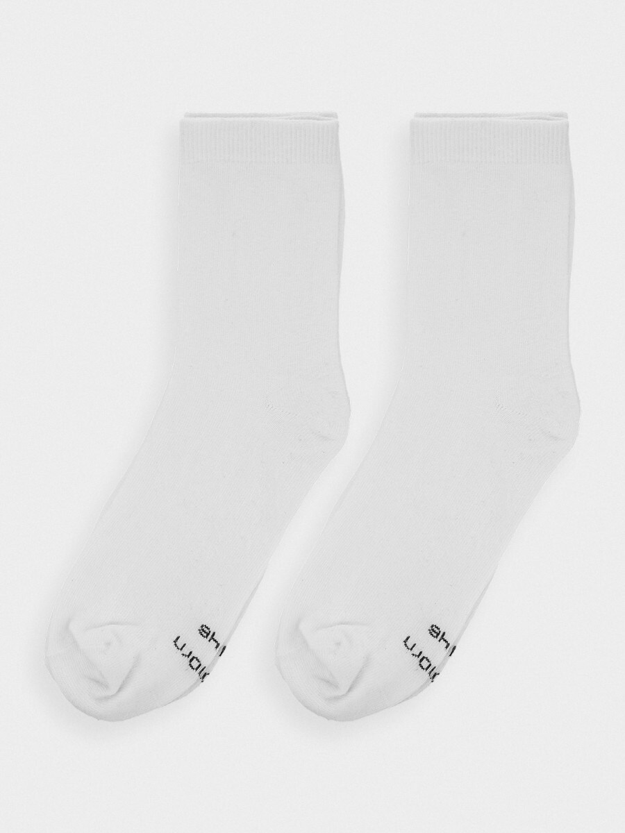OUTHORN Men's ankle socks (2 pairs) white+white