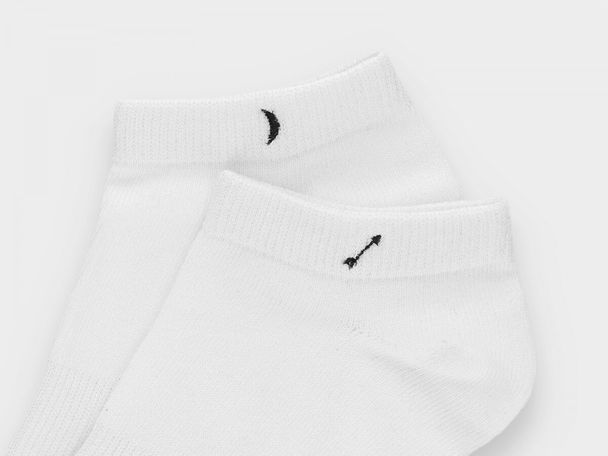  Men's socks (2 pairs) white+white 2