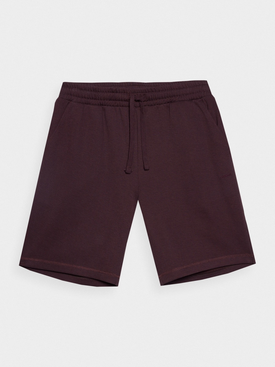 Mens purple sweat discount shorts