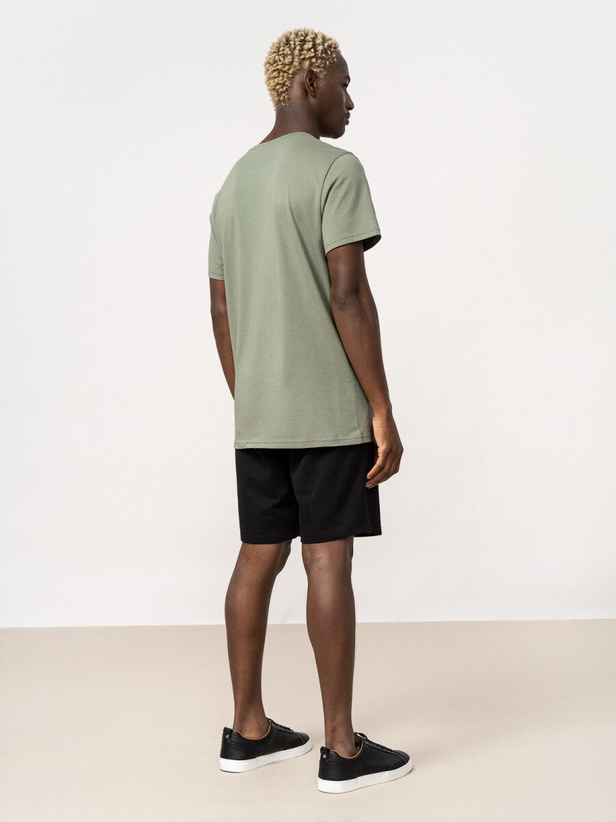 OUTHORN Men's knit shorts deep black 3