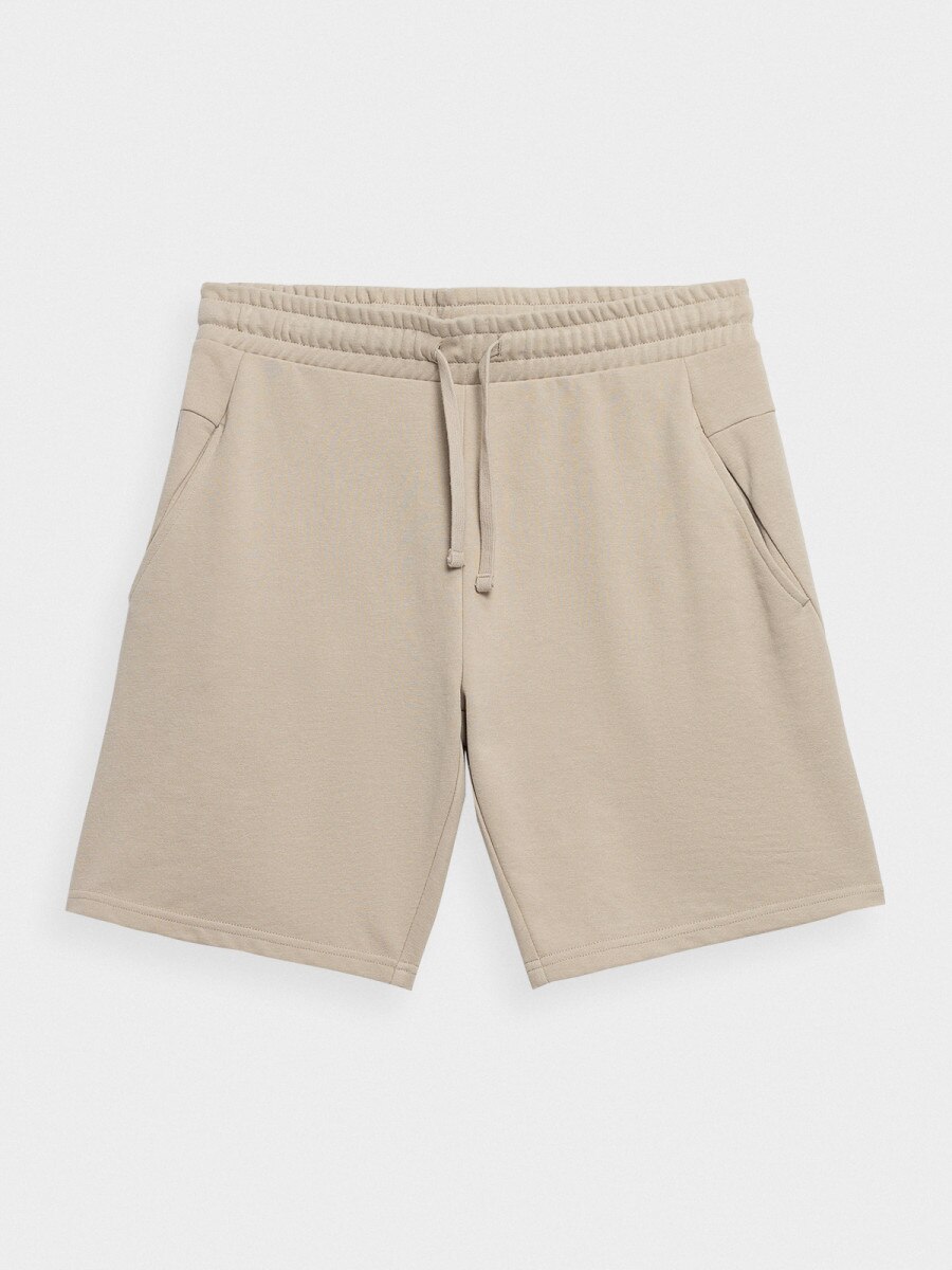 OUTHORN Men's knit shorts beige 4
