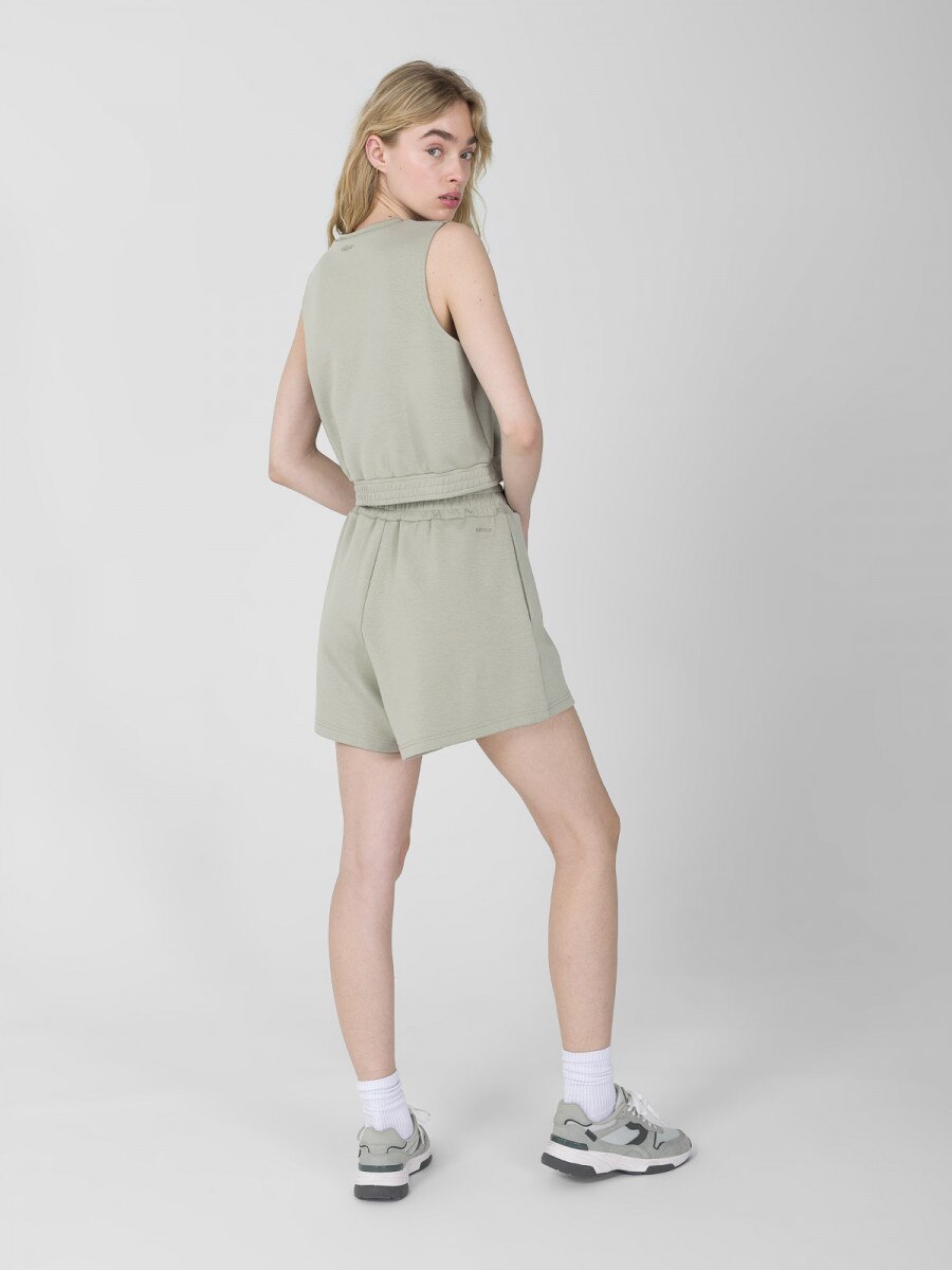 OUTHORN Women's modal sweat shorts - mint mint 4