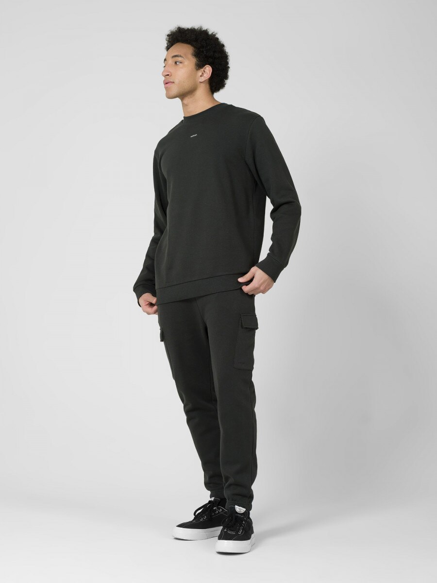 OUTHORN Men's cargo sweatpants darrk gray 3