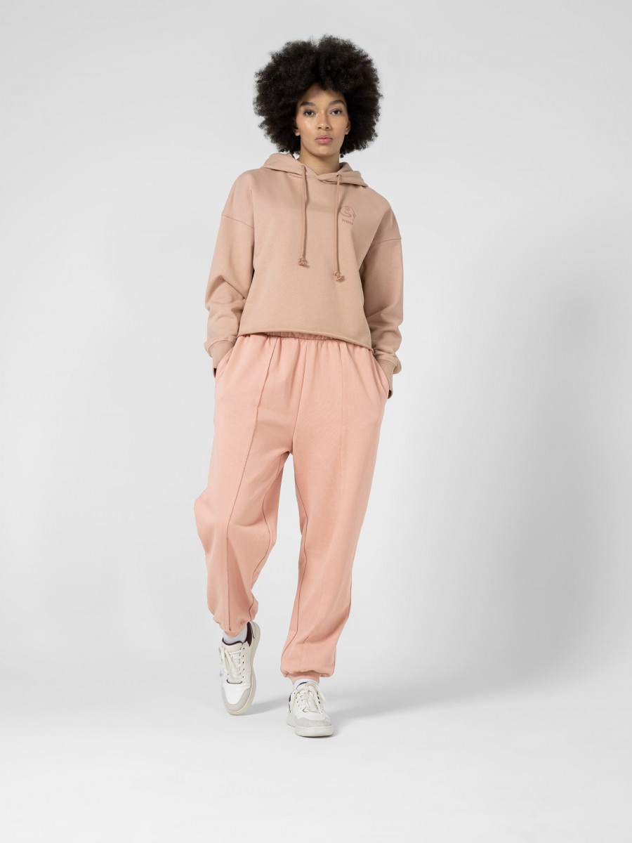 OUTHORN Women's sweatpants - coral powder coral