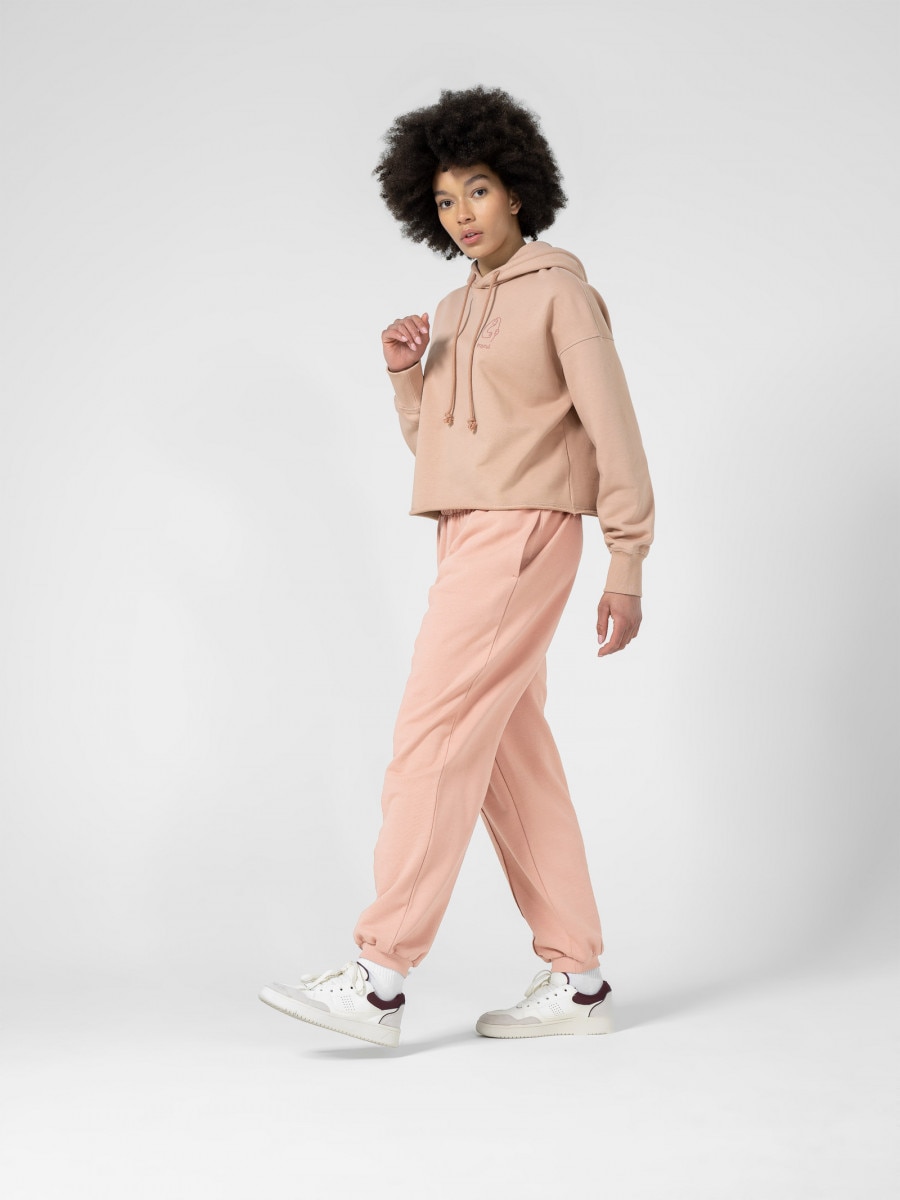 OUTHORN Women's sweatpants - coral powder coral 4