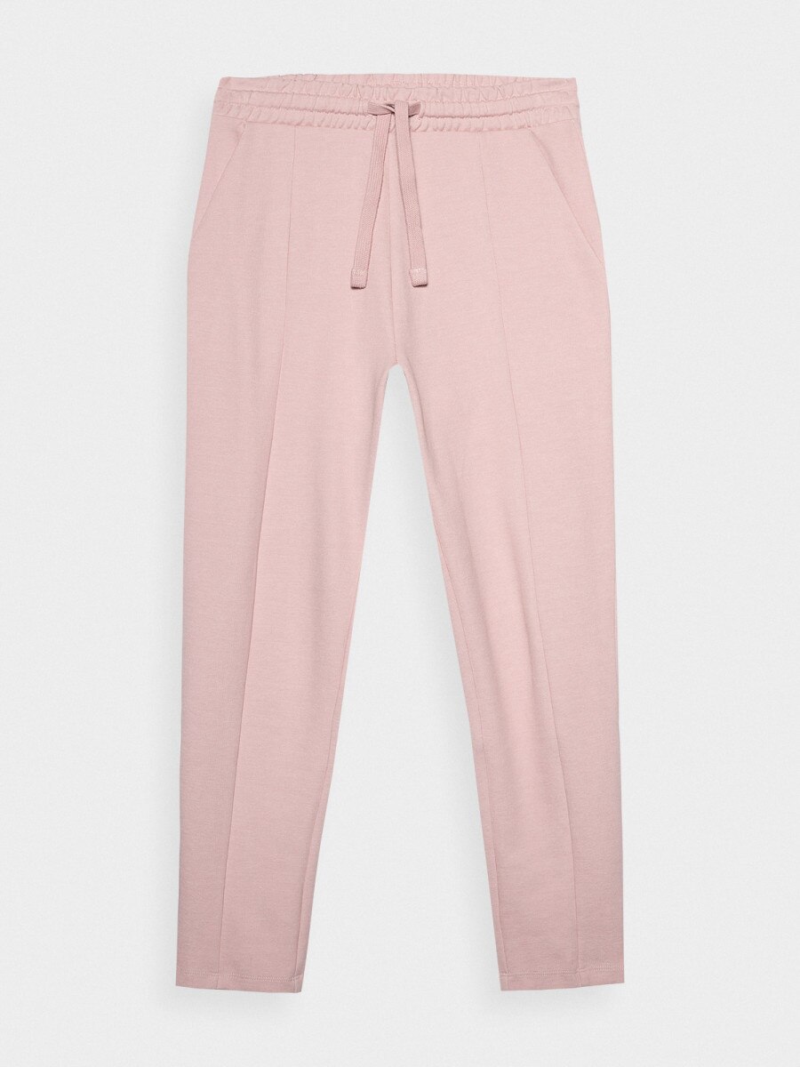 OUTHORN Women's sweatpants light pink 4