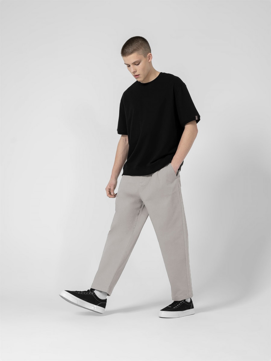 OUTHORN Men's woven trousers - grey gray