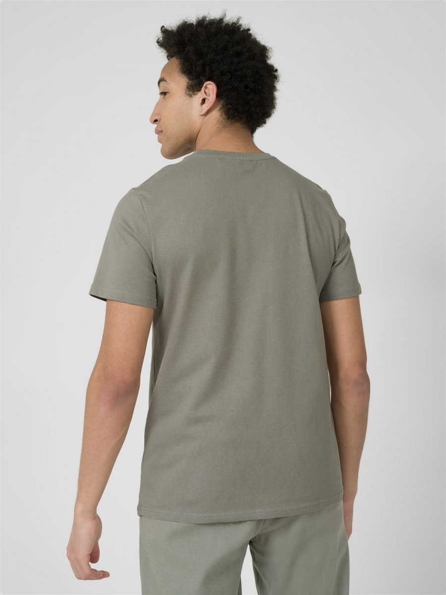 OUTHORN Men's T-shirt with print gray 3