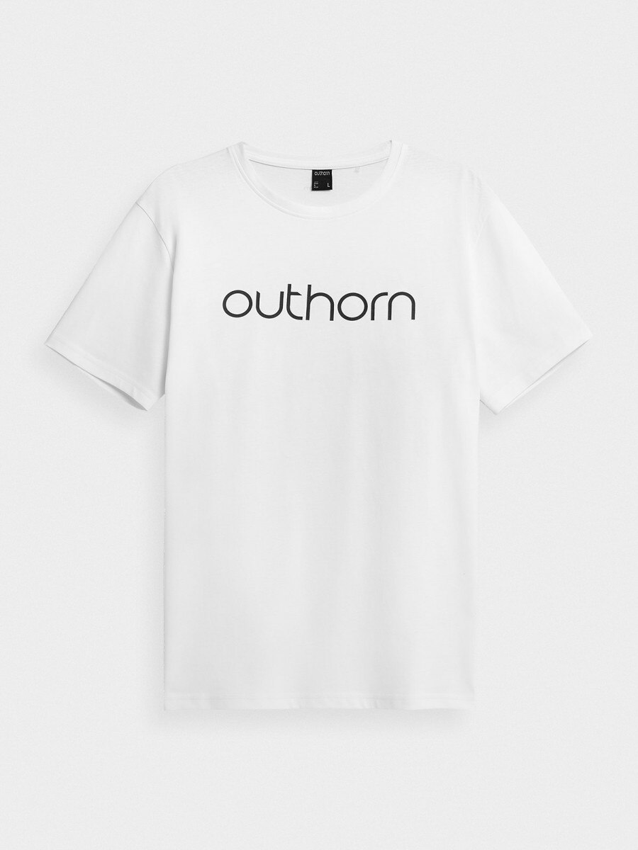  Men's t-shirt with print white 3