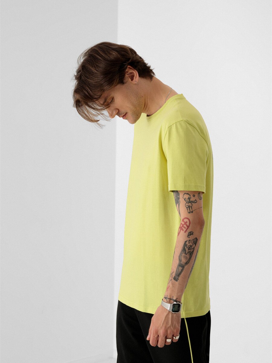  Men's t-shirt with print navy green 2