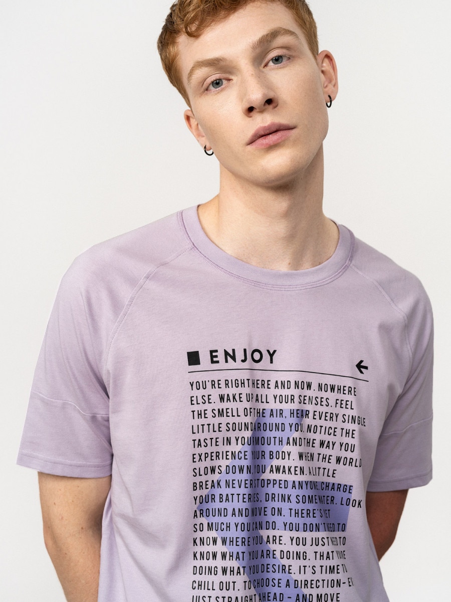 OUTHORN Men's t-shirt with print 2