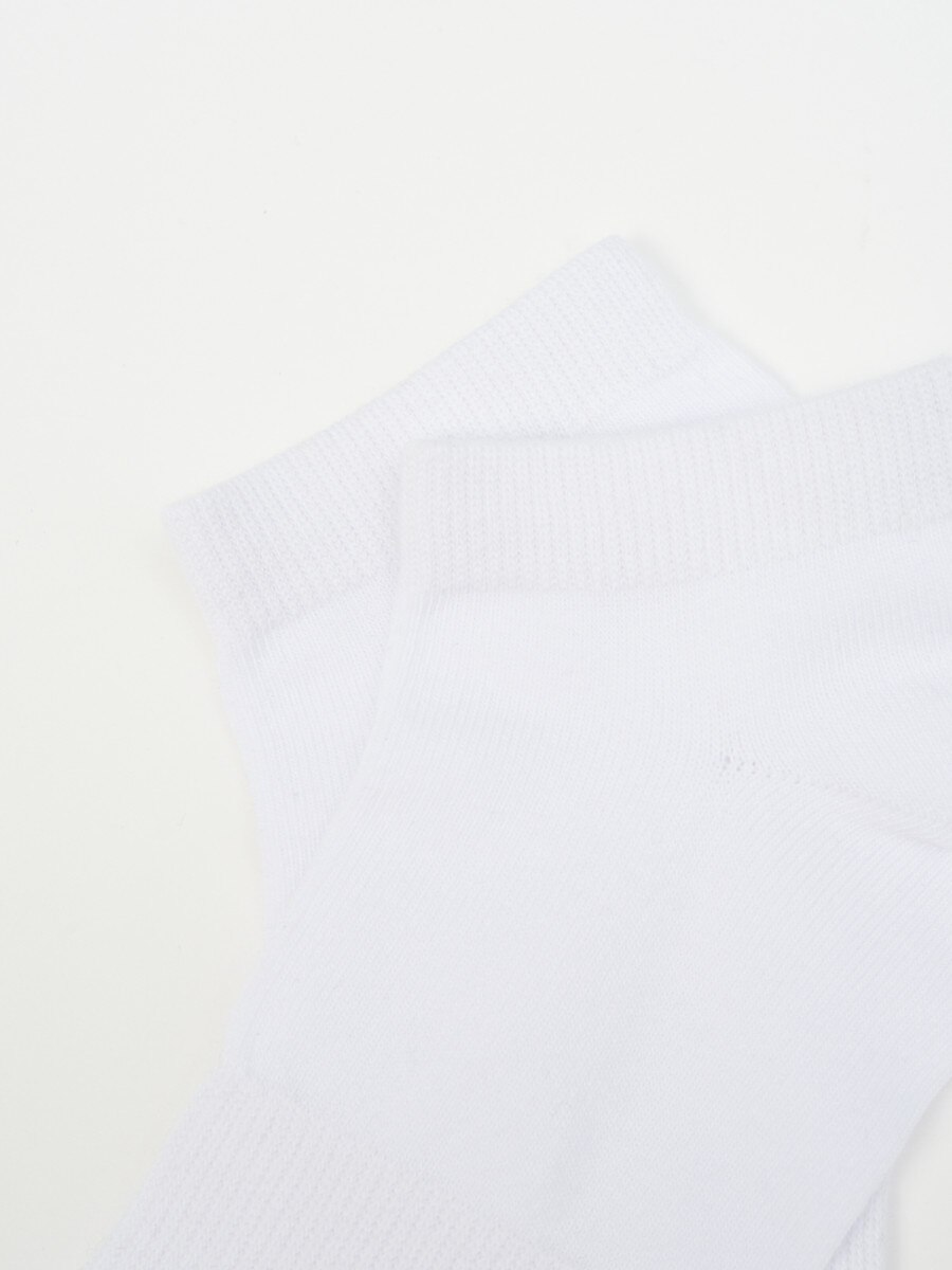  Men's socks (2 pairs) white+white 2