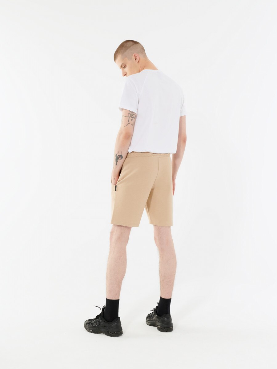  Men's knit shorts  beige 2