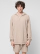 OUTHORN Men's oversize waffle hoodie beige 8