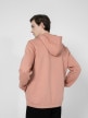 OUTHORN Men's oversize hoodie - coral powder coral 4
