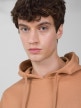 OUTHORN Men's oversize hoodie - orange orange 5