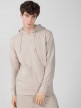 OUTHORN Men's zipped hoodie beige