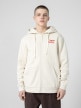 OUTHORN Men's zip-up hoodie - cream 4