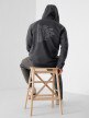  Men's zipped hoodie middle gray