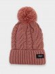 Women's winter hat dark pink