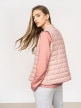 OUTHORN Women's reversible synthetic down vest light pink 4