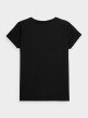 OUTHORN Women's t-shirt with print deep black 4