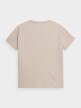 OUTHORN Women's oversize t-shirt beige 5