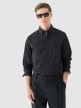 OUTHORN Men's cotton shirt deep black