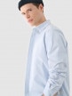 OUTHORN Men's cotton shirt light blue 5