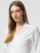 OUTHORN Women's wrap shirt white 5